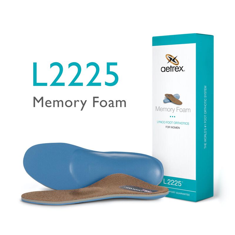 Women's Memory Foam Posted Orthotics W/ Metatarsal Support #color_