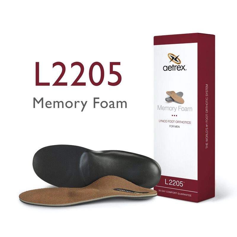 Men's Memory Foam Orthotics W/ Metatarsal Support #color_