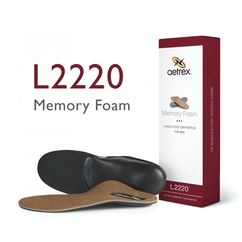 Men's Memory Foam Posted Orthotics #color_
