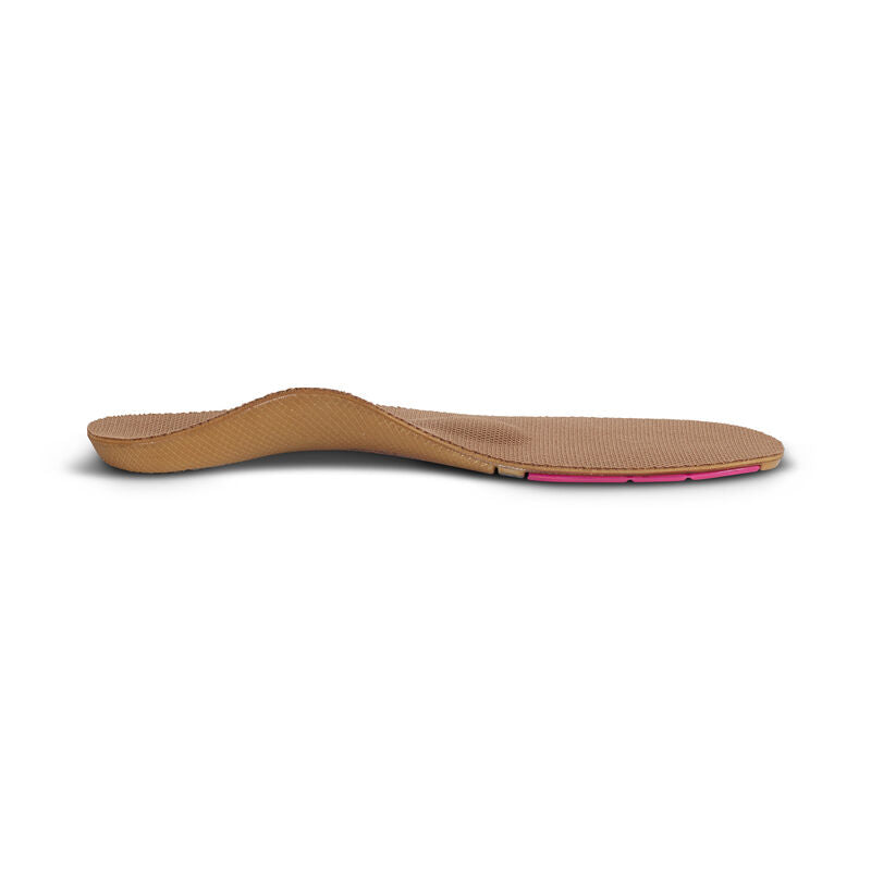 First Generation Women's Customizable Posted Orthotics W/ Metatarsal Support Rear Angle