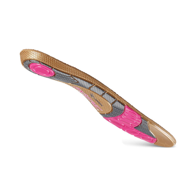 First Generation Women's Customizable Posted Orthotics W/ Metatarsal Support Rear Angle