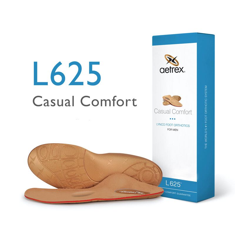 Men's Casual Comfort Posted Orthotics W/ Metatarsal Support #color_