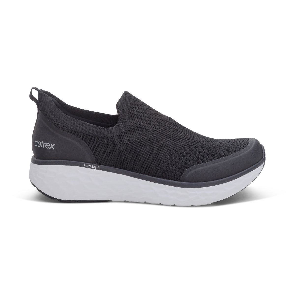 Dash Arch Support Men's Slip On Right Angle #color_black