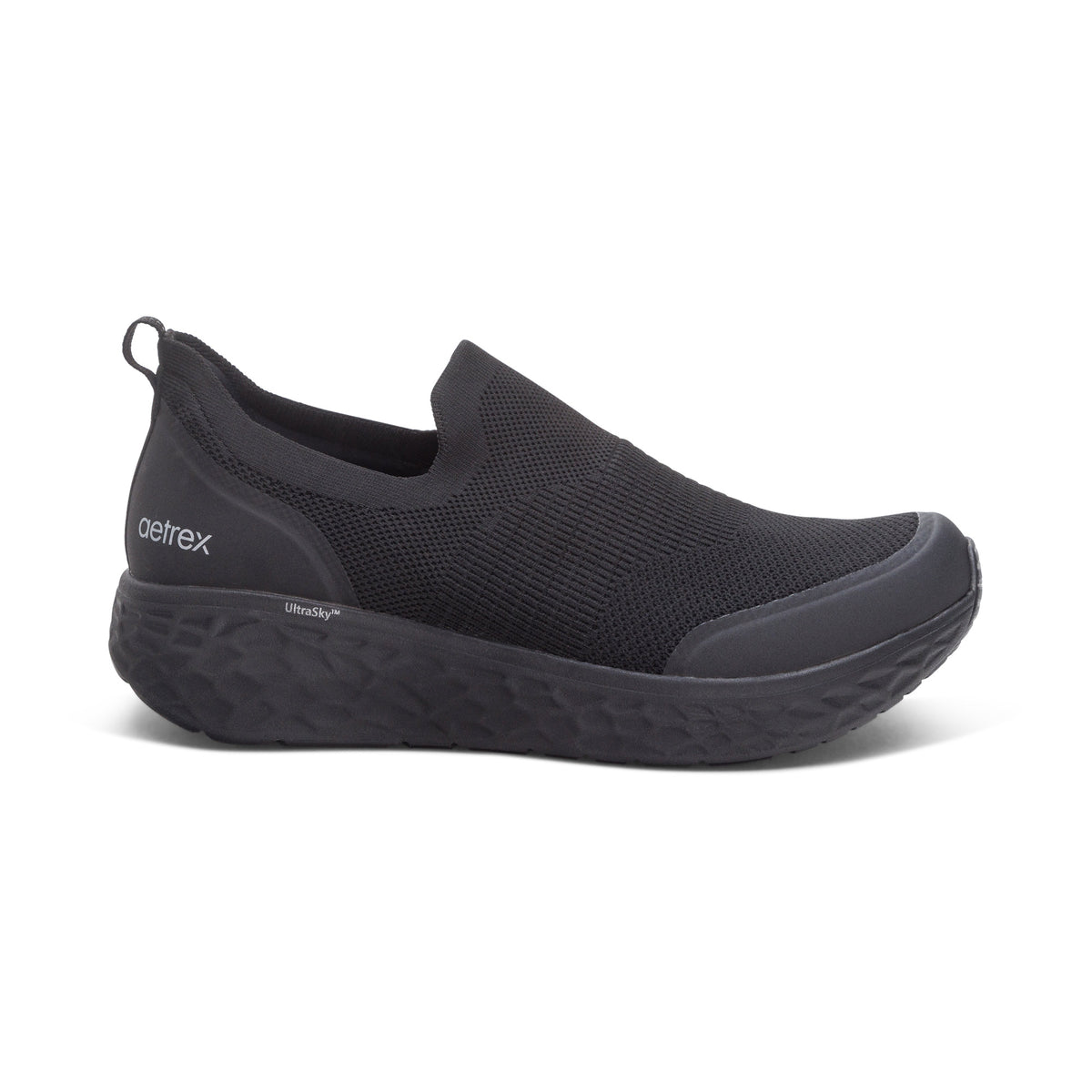 Dash Arch Support Men's Slip On Right Angle #color_black/black