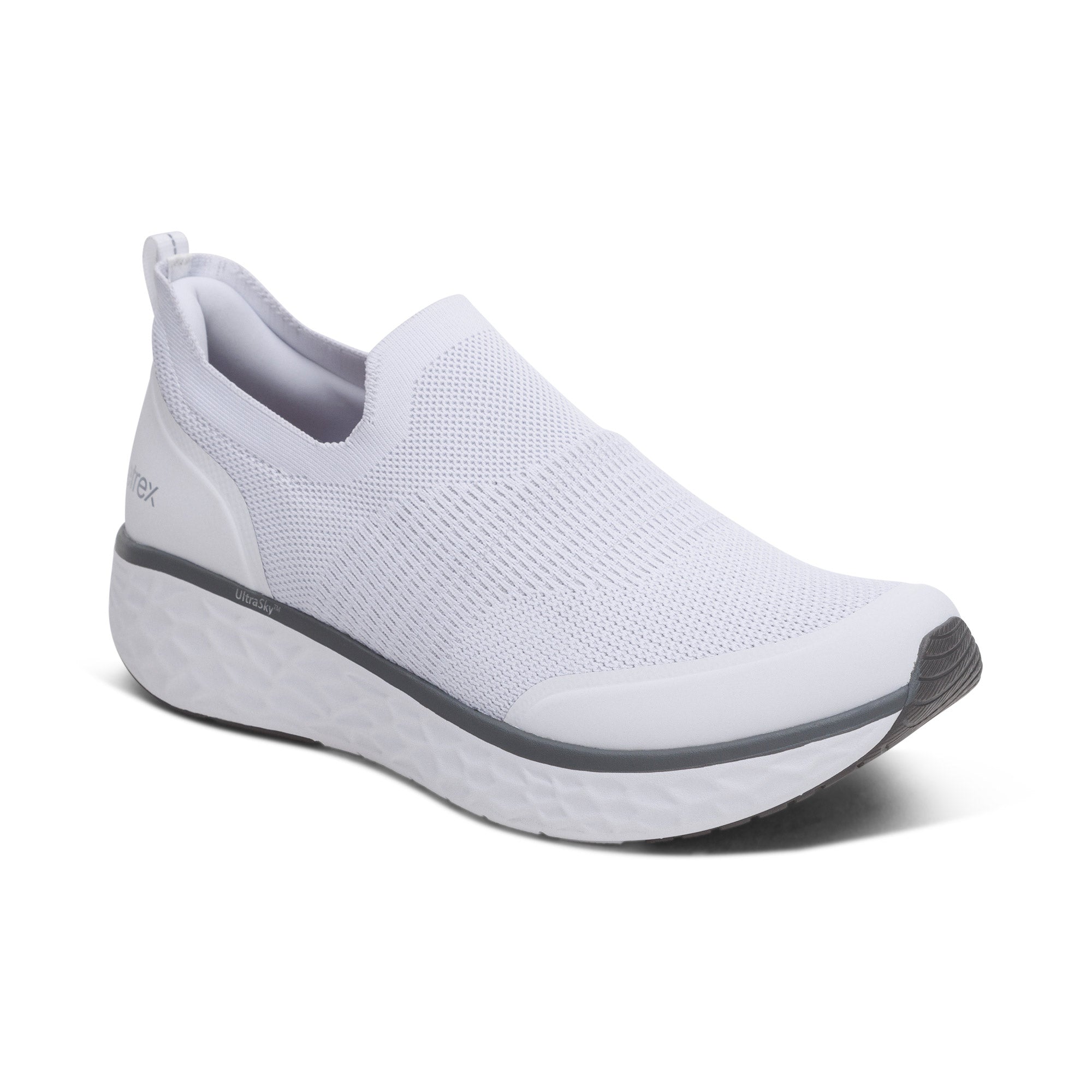 Dash Arch Support Men's Slip On #color_white