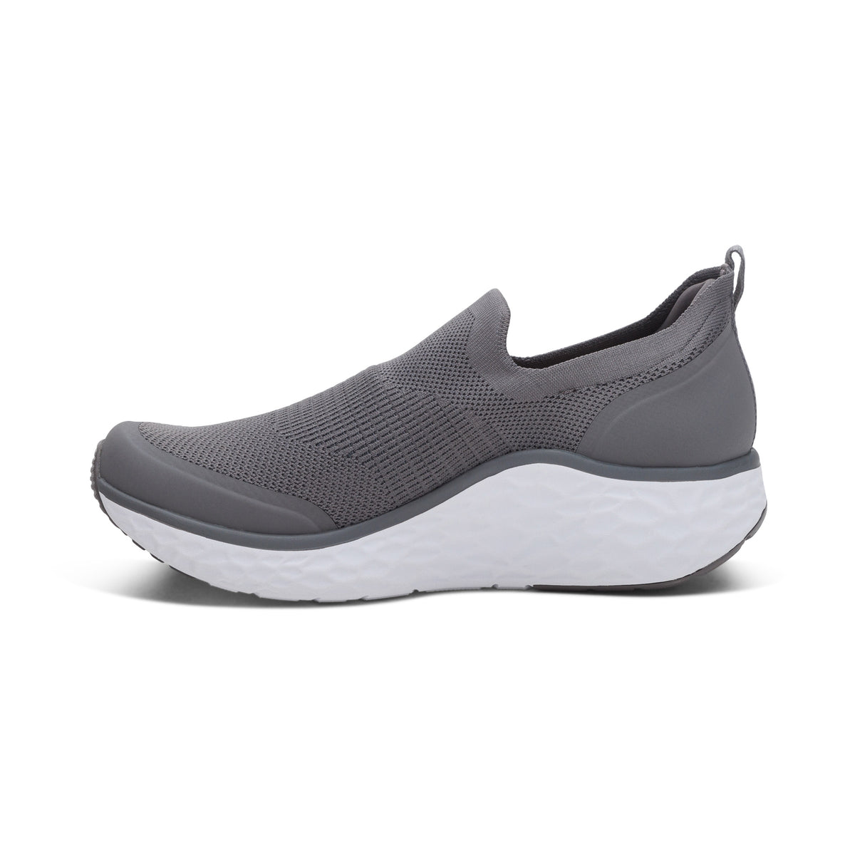 Dash Arch Support Men's Slip On Left Angle #color_grey