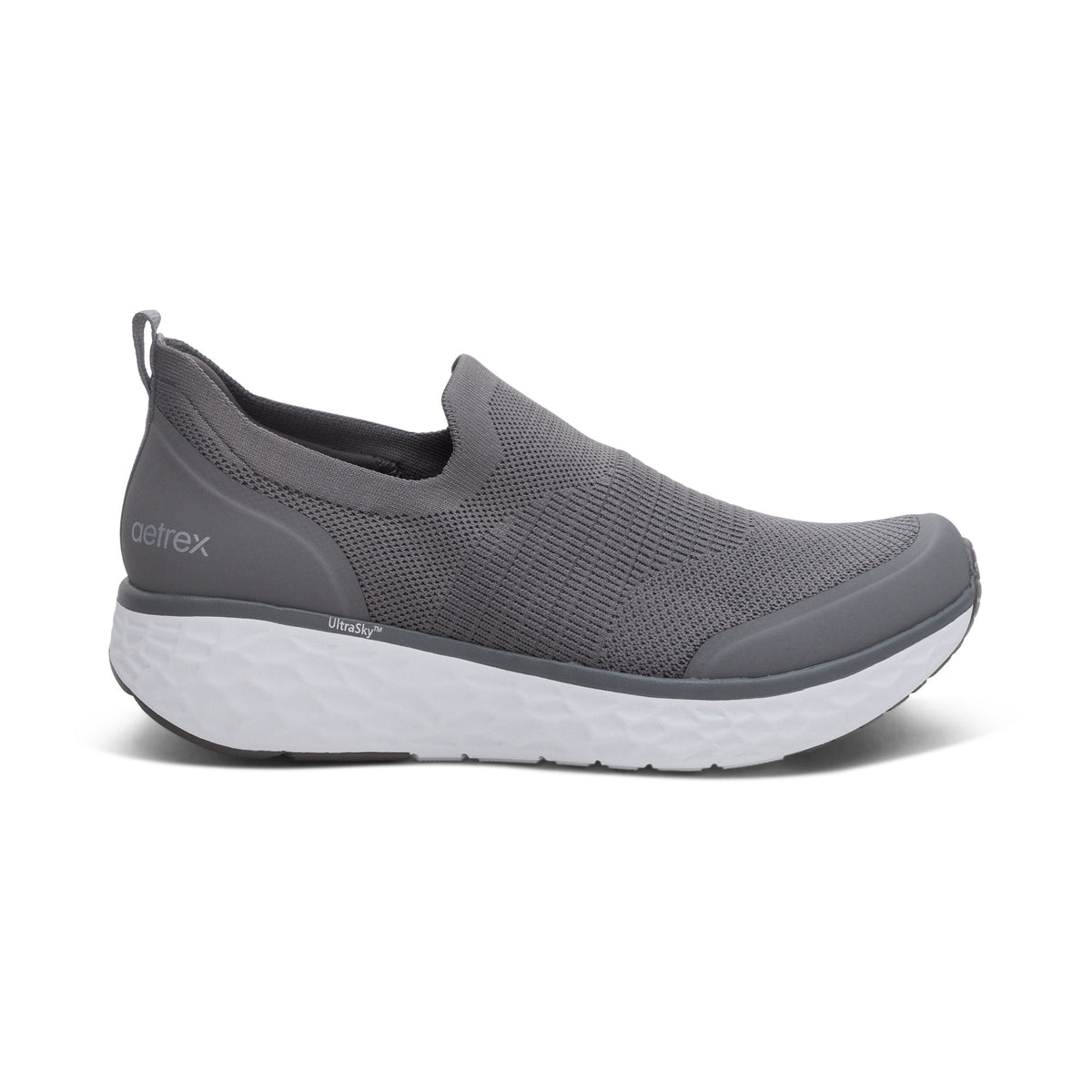 Dash Arch Support Men's Slip On Right Angle #color_grey