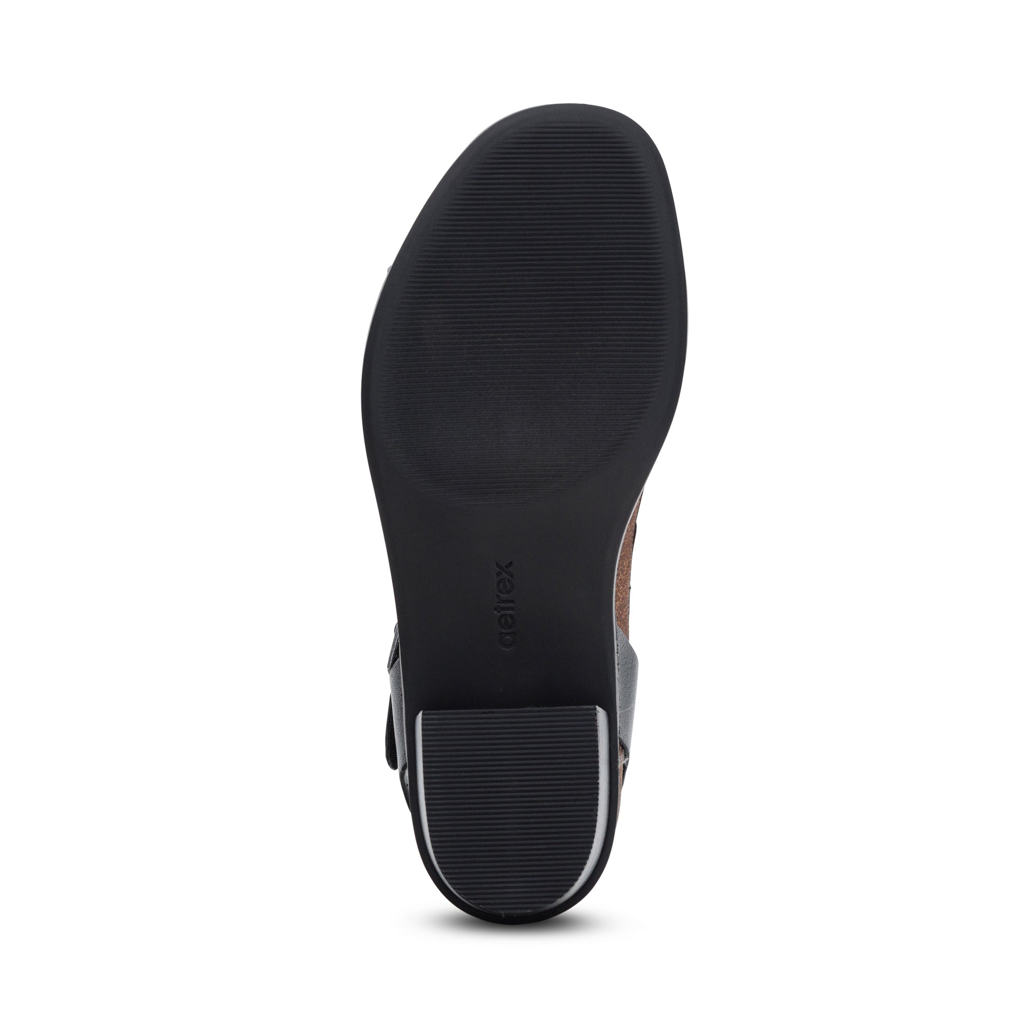 Mae Adjustable Quarter Strap Heel #color_black