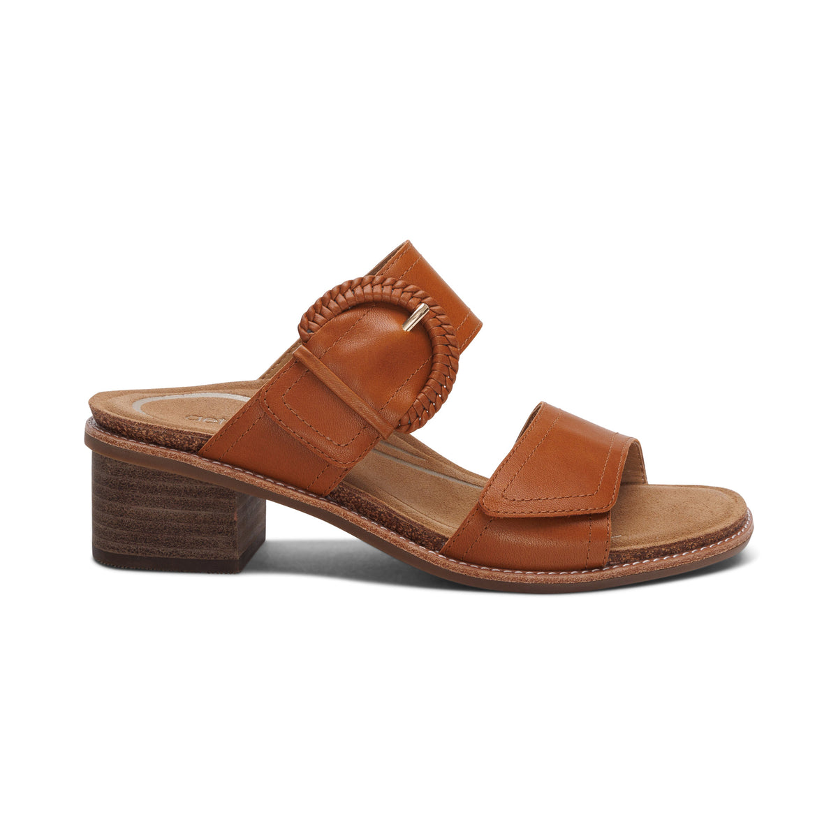 Tatiana Arch Support Heel Right Angle #color_cognac