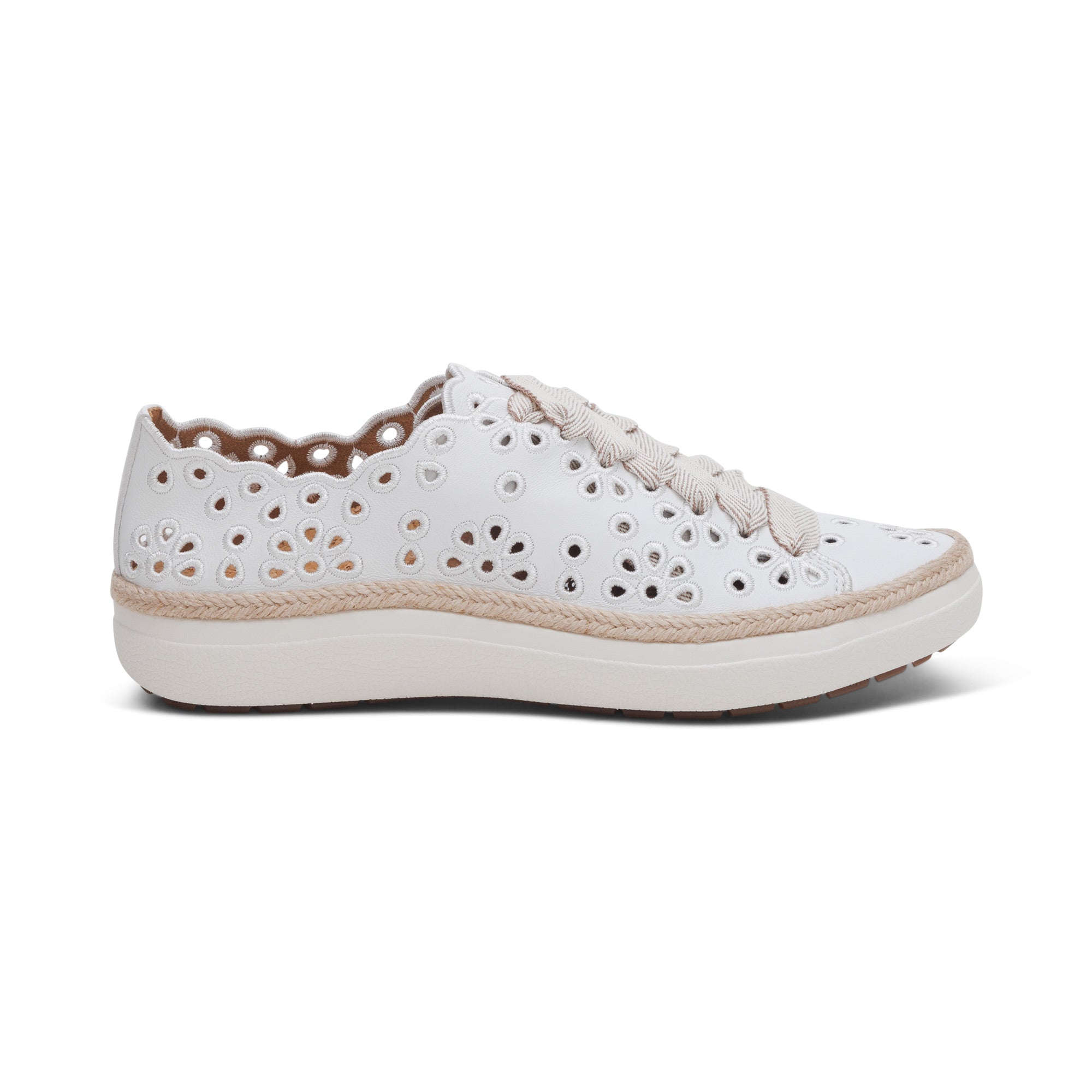 Charlotte Lace Up Sneaker #color_white