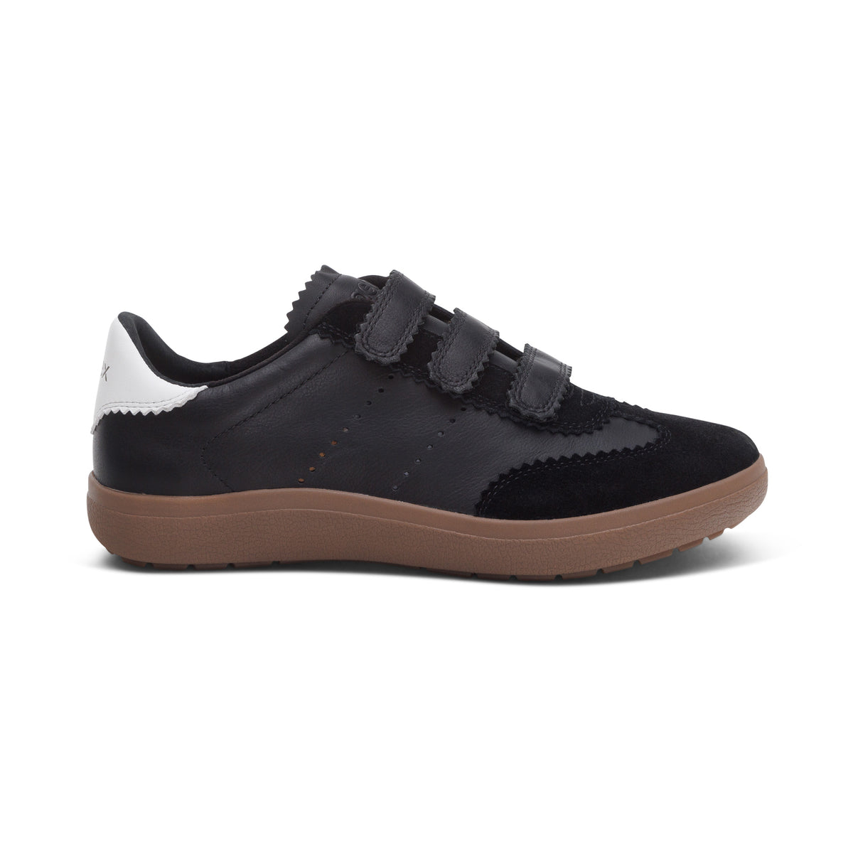 Morgan Arch Support Sneaker Right Angle #color_black