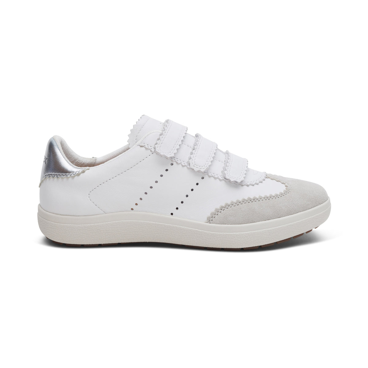 Morgan Arch Support Sneaker Right Angle #color_white