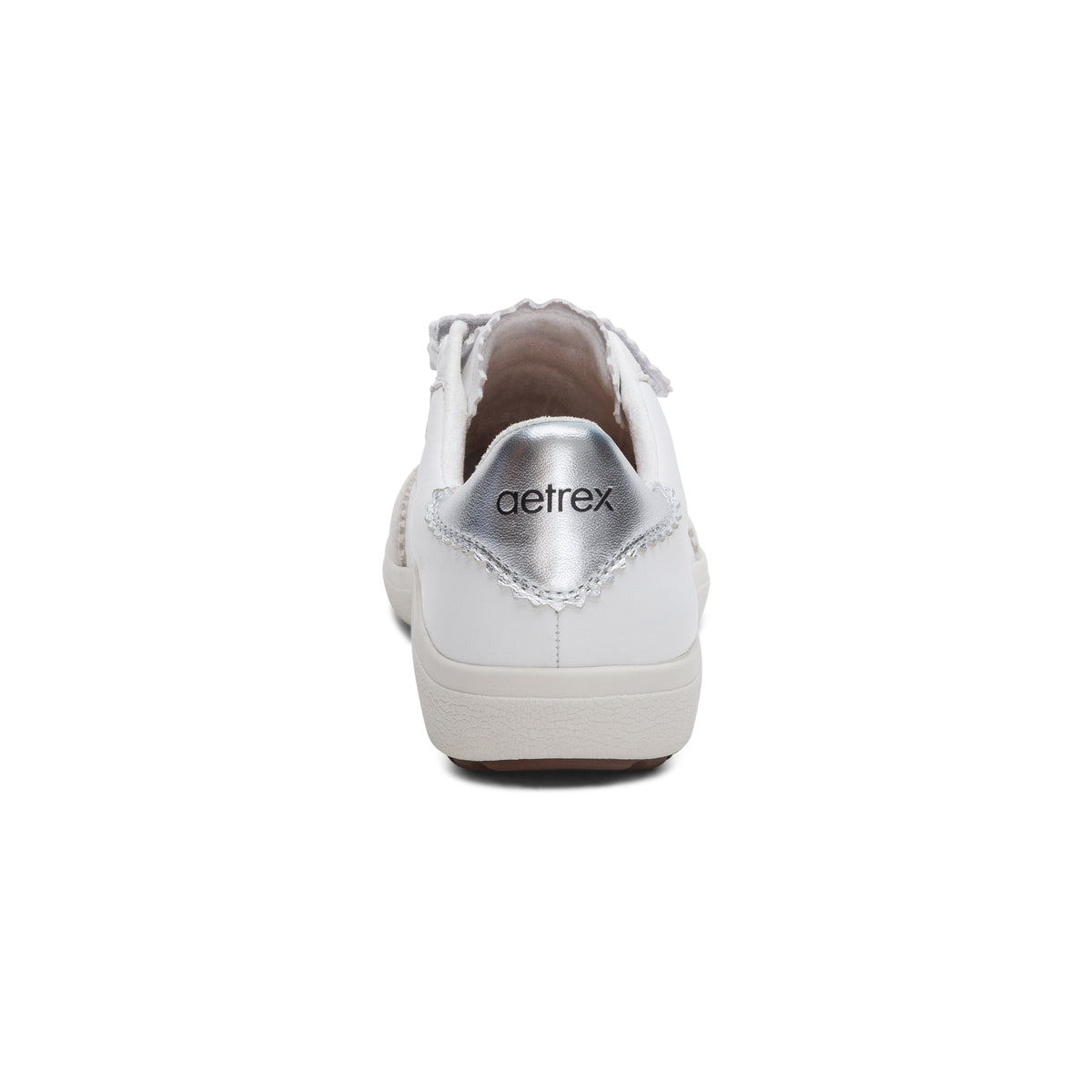 Morgan Arch Support Sneaker Rear Angle #color_white