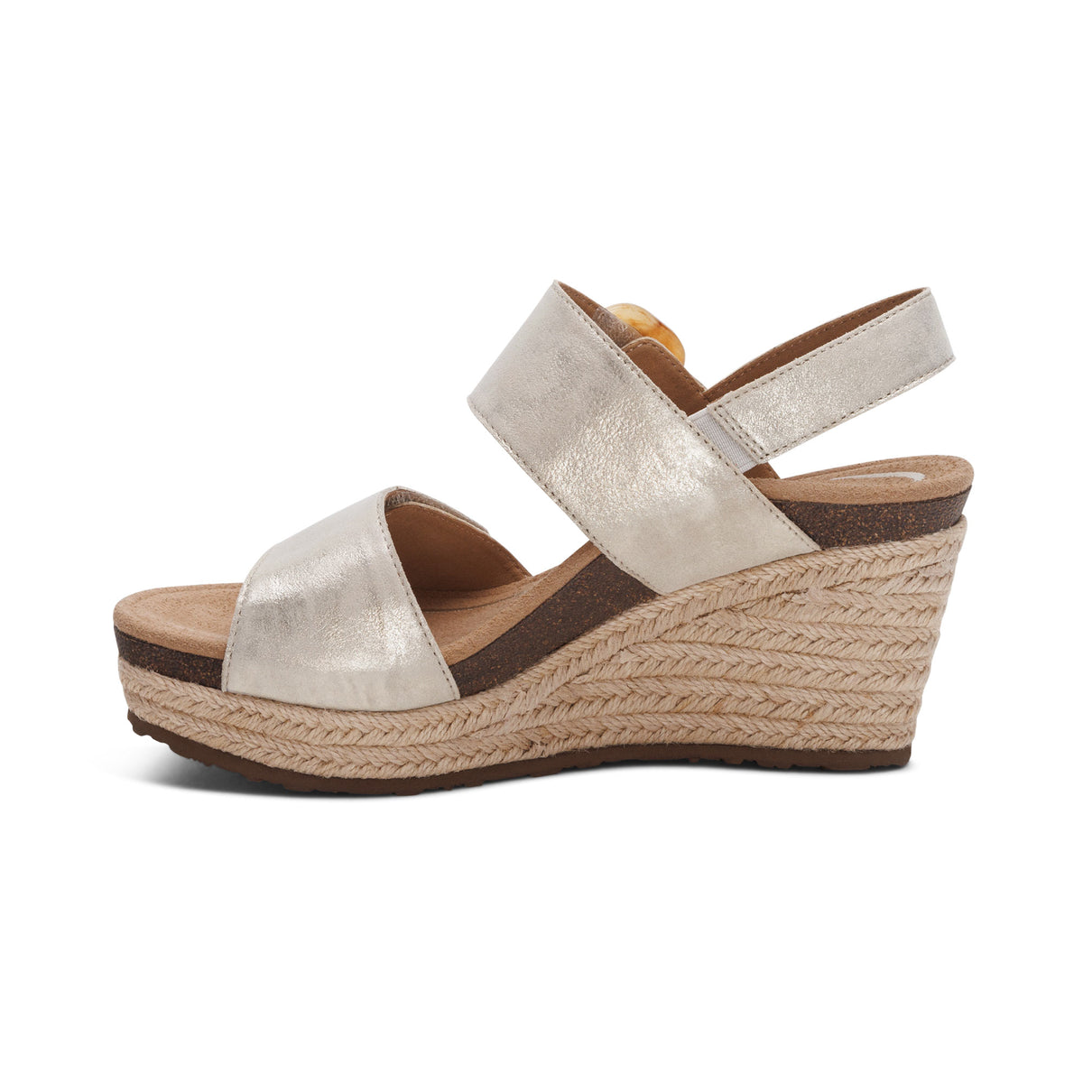 Ashley Arch Support Wedge Left Angle #color_champagne