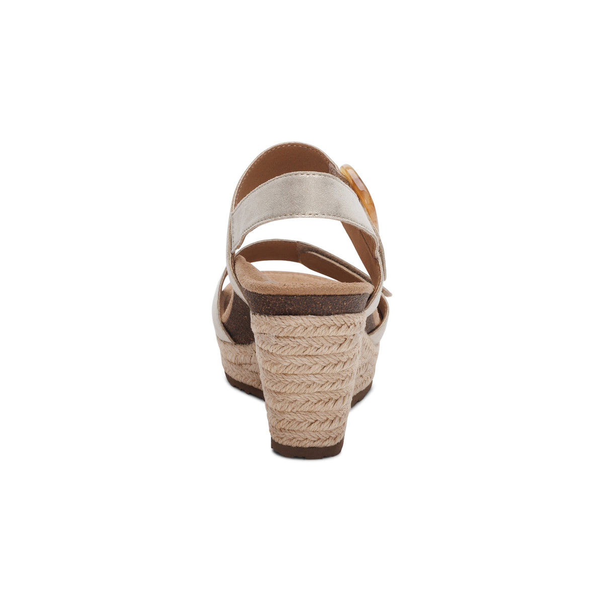 Ashley Arch Support Wedge Rear Angle #color_champagne