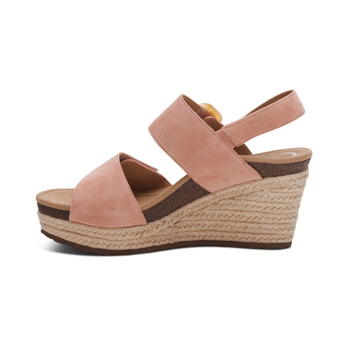 Ashley Arch Support Wedge Left Angle #color_rose