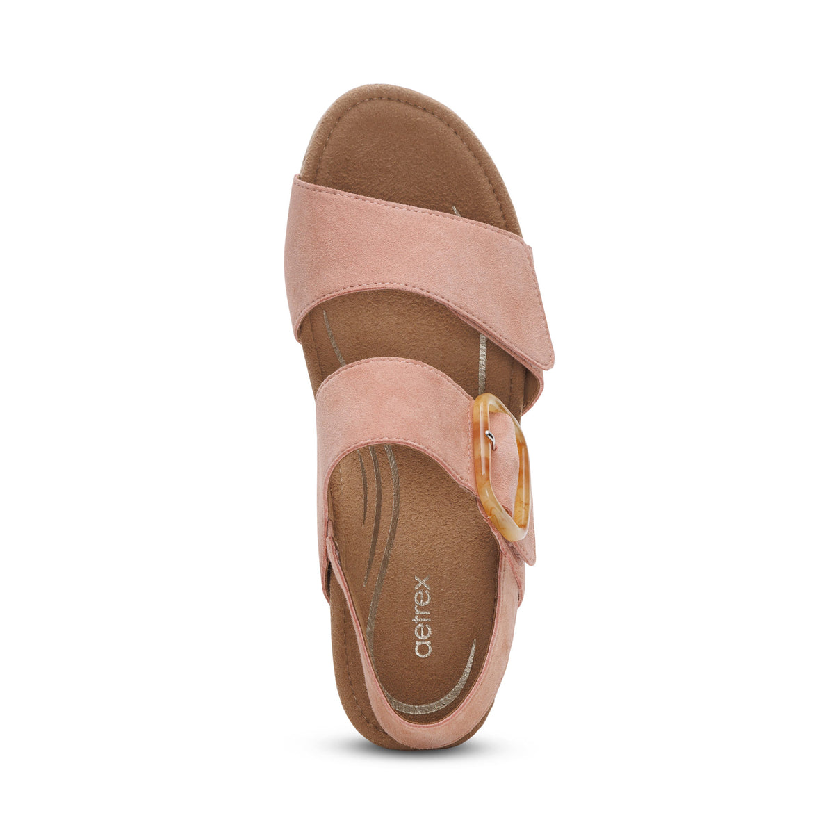 Ashley Arch Support Wedge Top Angle #color_rose
