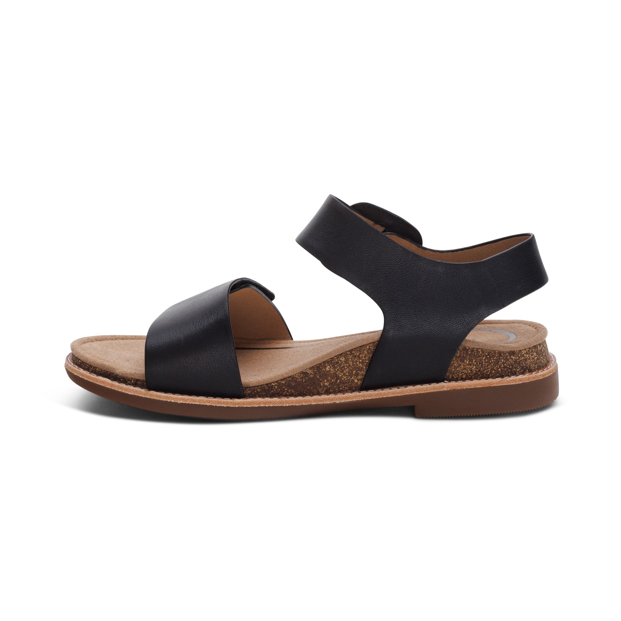 Claire Quarter Strap Sandal #color_black