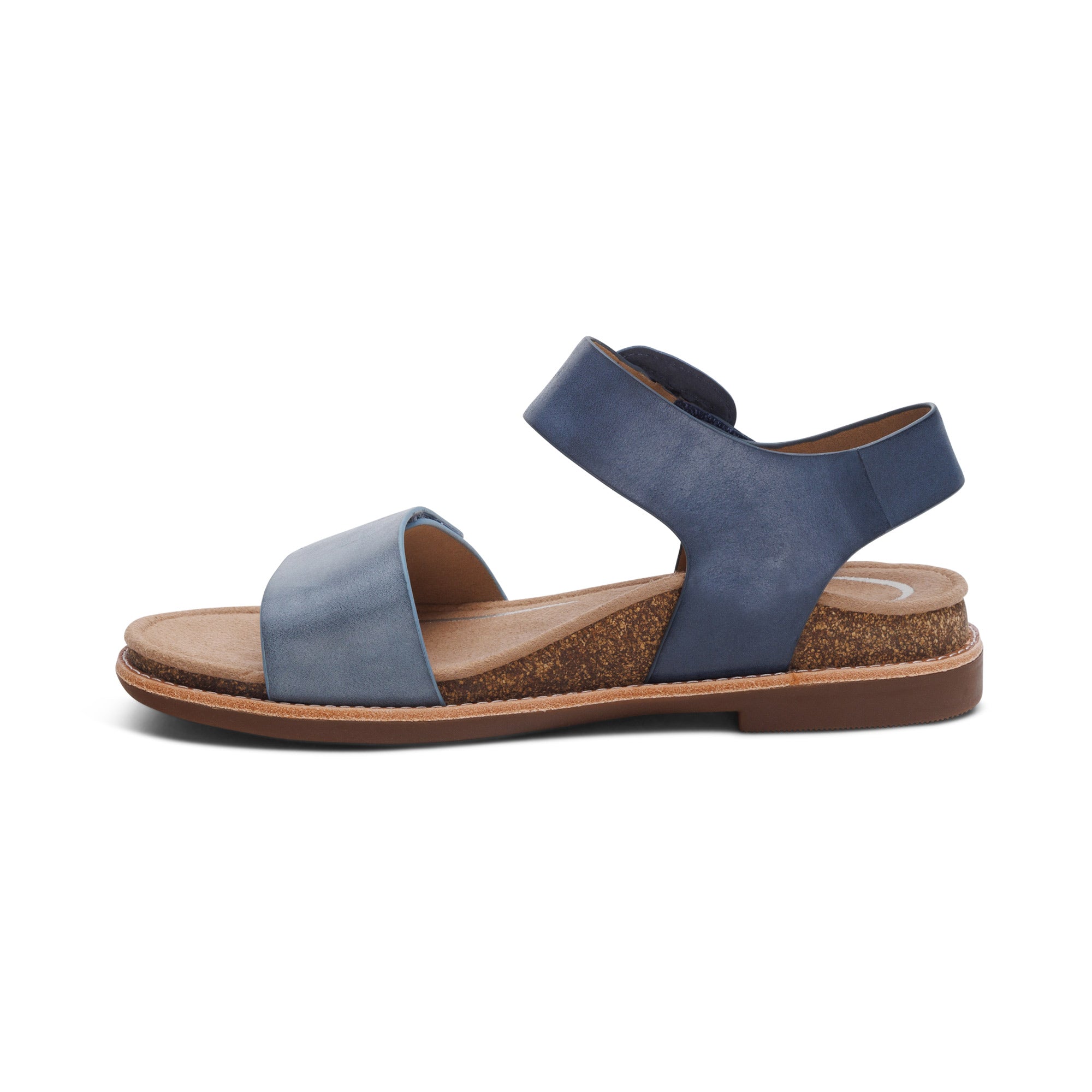 Claire Quarter Strap Sandal #color_navy