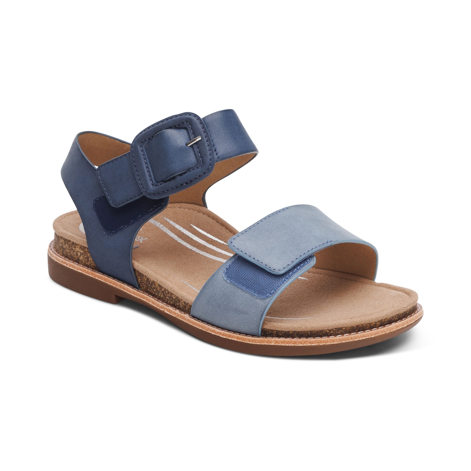 Claire Quarter Strap Sandal #color_navy