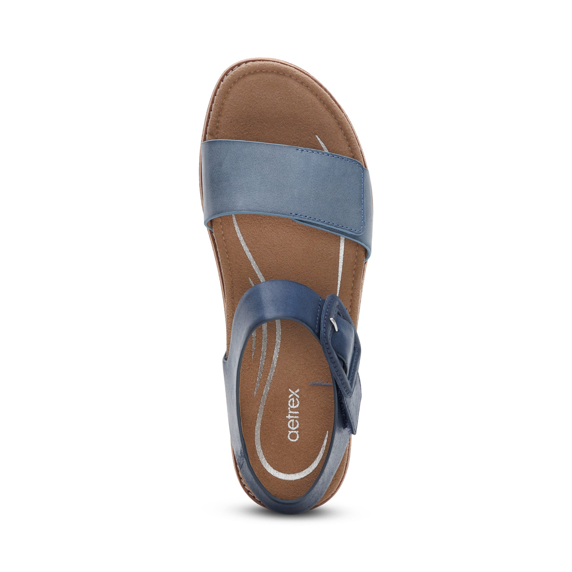 Claire Quarter Strap Sandal #color_navy