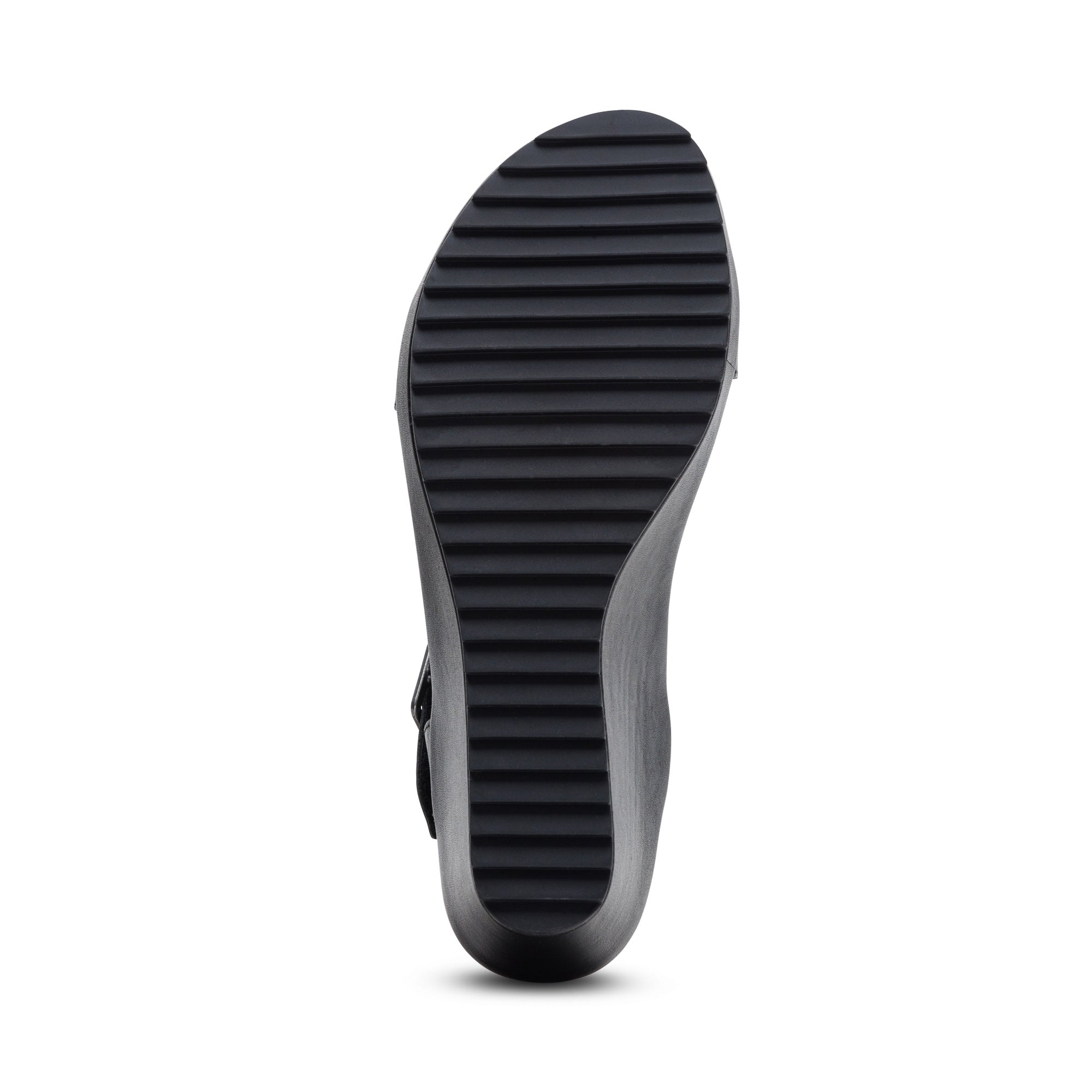 Andrea Quarter Strap Wedge  #color_black