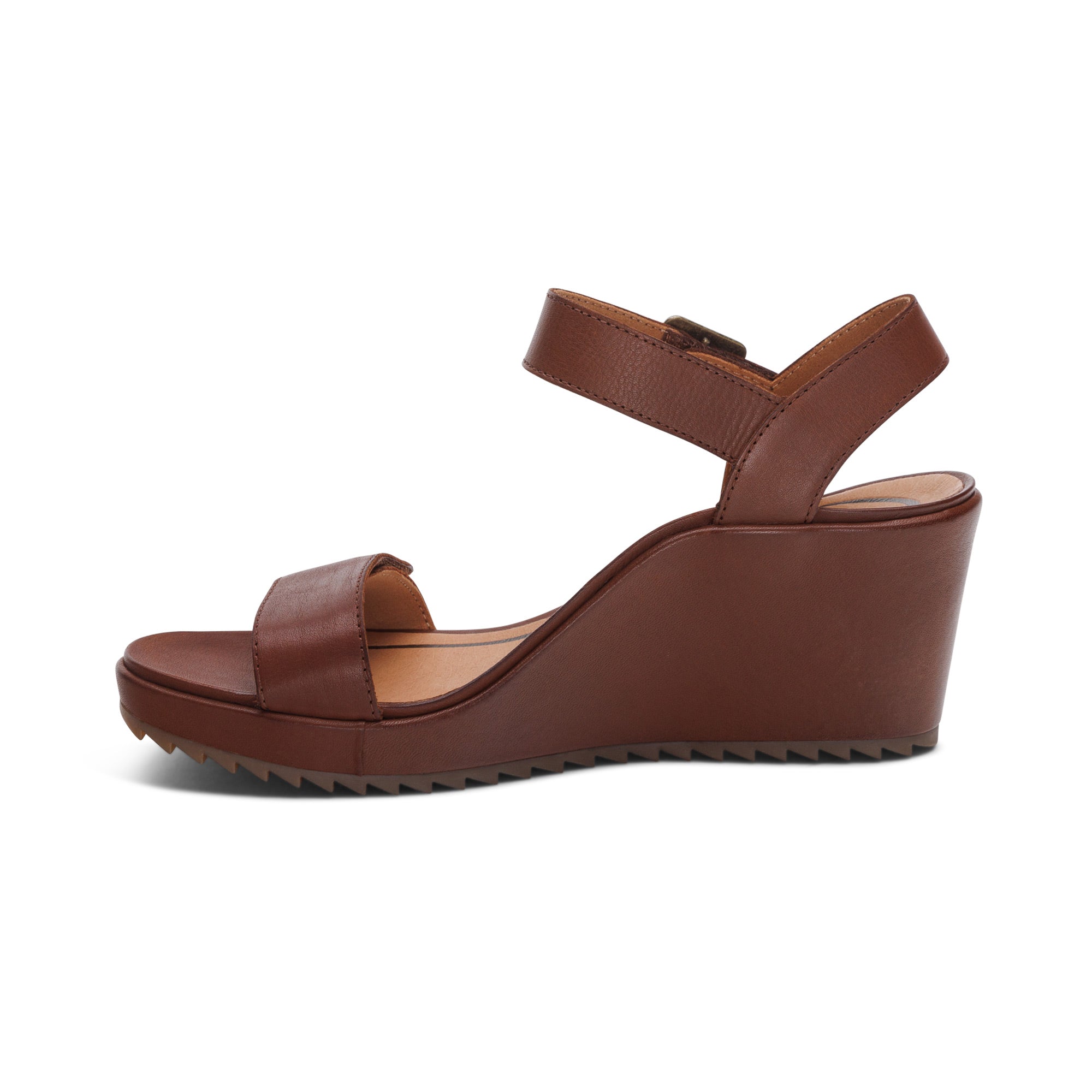 Andrea Quarter Strap Wedge #color_walnut