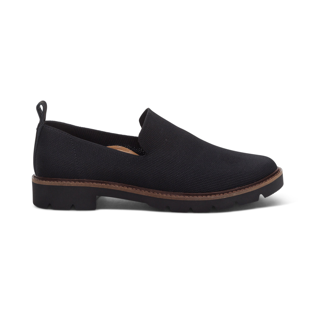 Chloe Slip On Loafer Right Angle #color_black