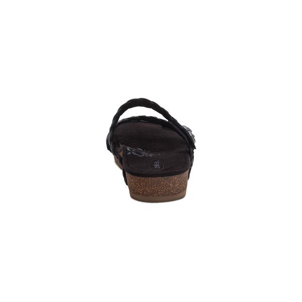 Josie Braided Slide #color_black