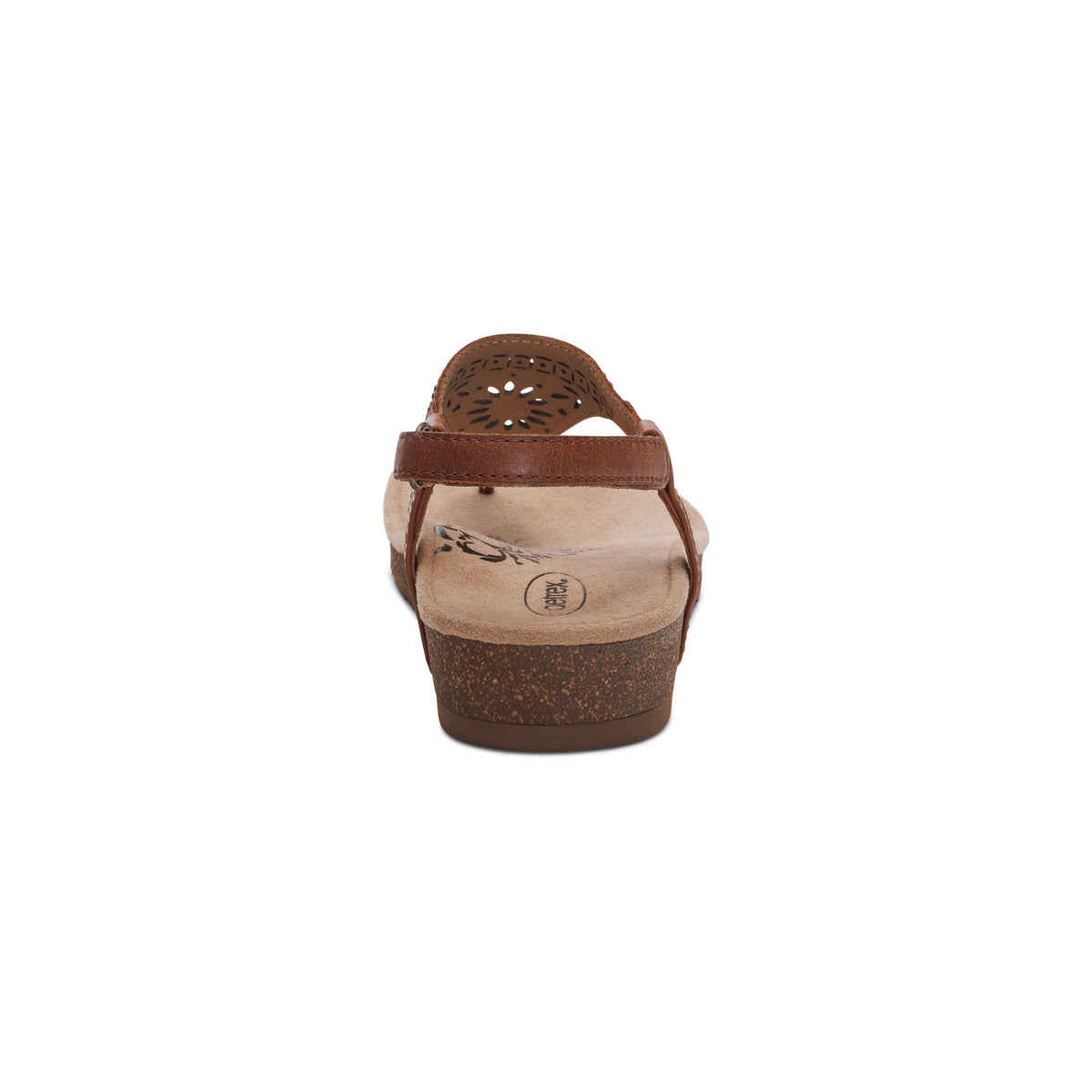 Evelyn Thong Sandal Rear Angle #color_walnut