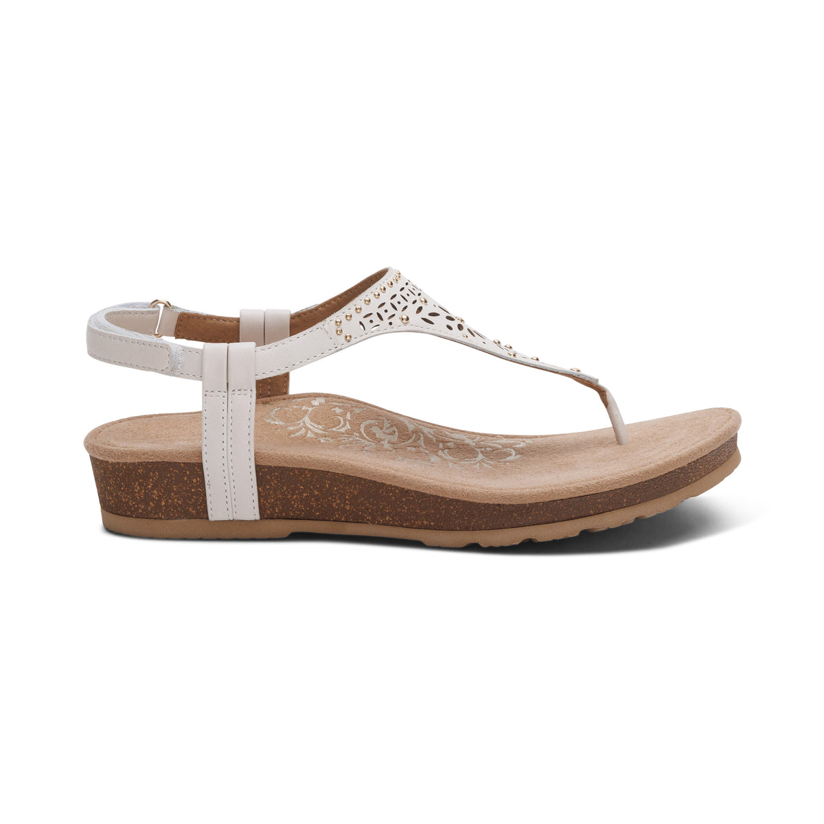 Evelyn Thong Sandal Right Angle #color_ivory