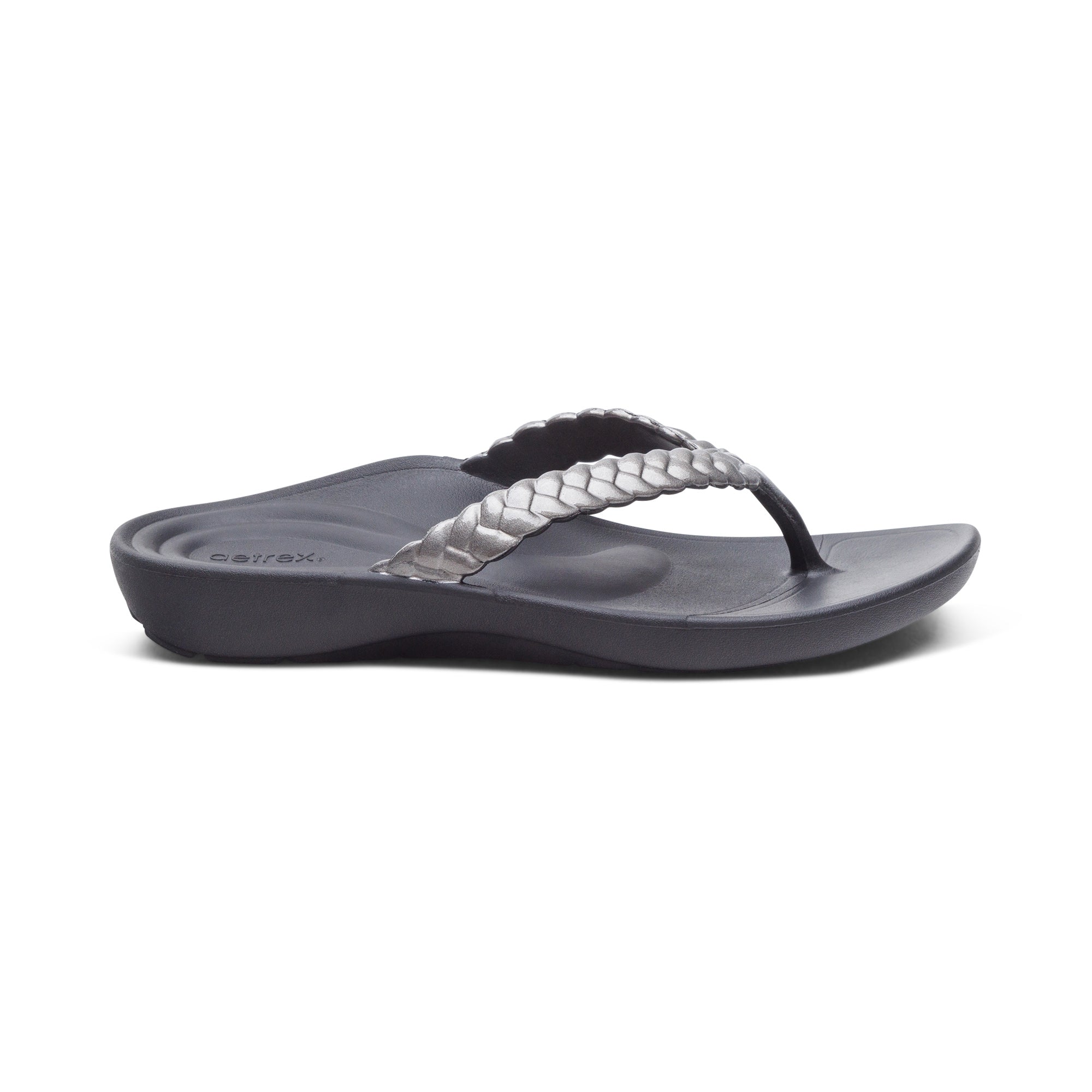 Vicki Braided Thong Sandal #color_pewter-gloss