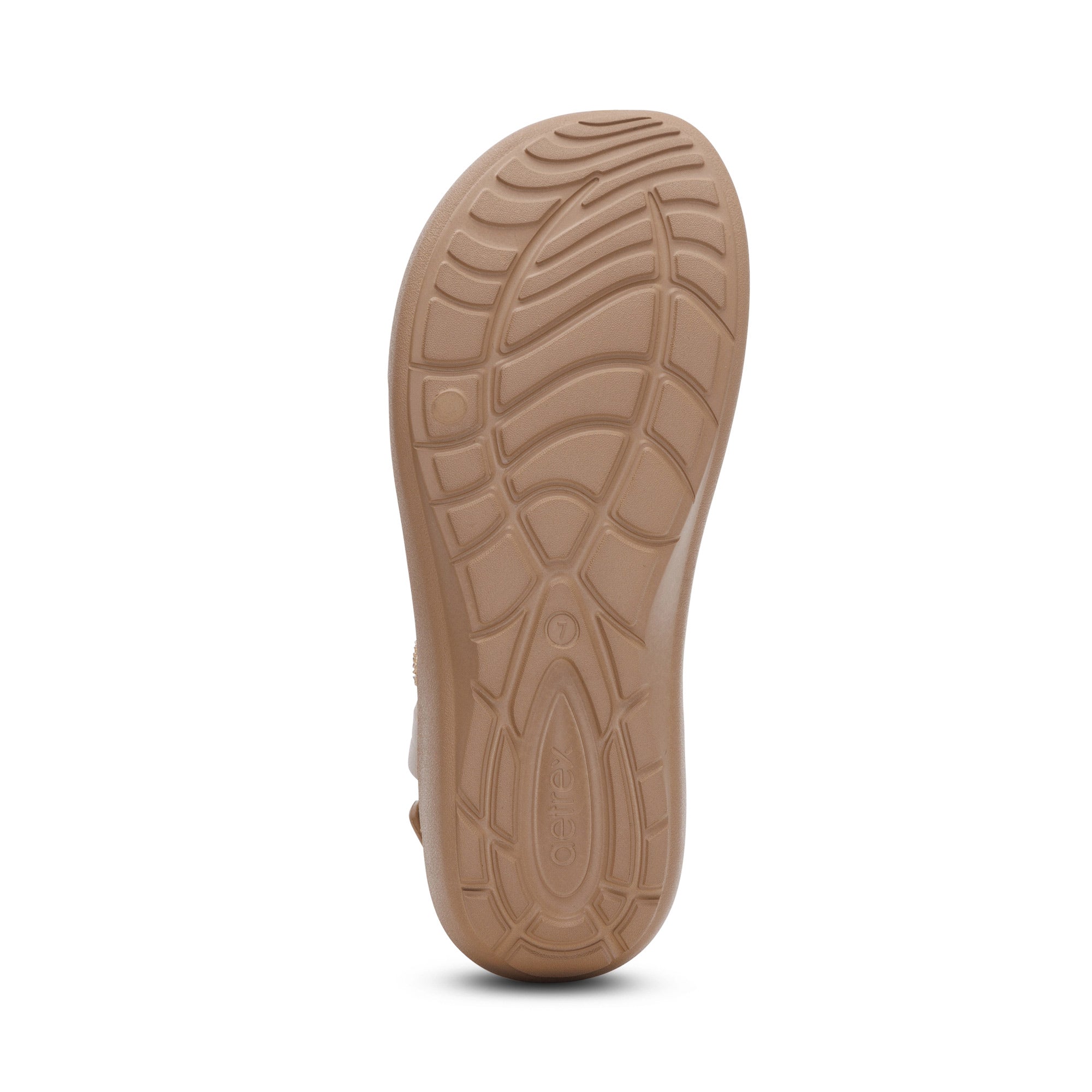 Skyler Thong Sandal Bottom Angle #color_champagne embellished