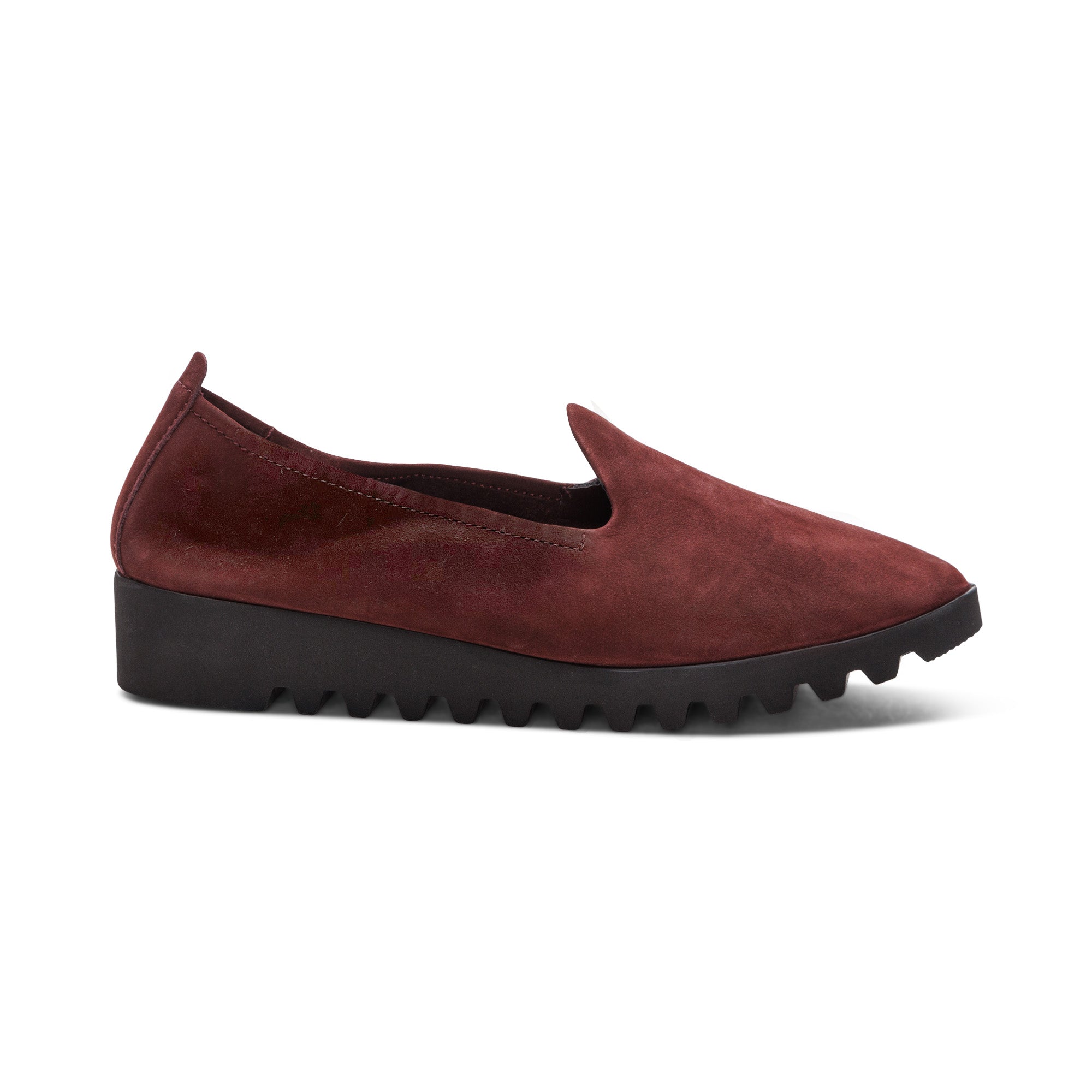 Liz Slip On Flat #color_burgundy