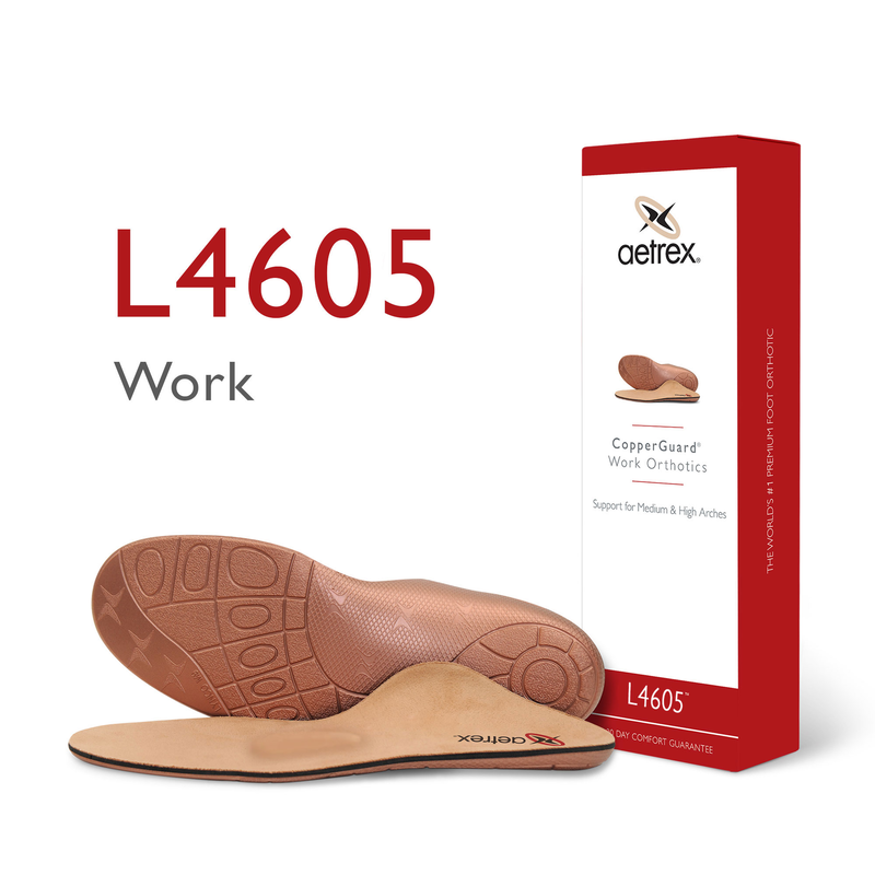 Men's Work Orthotics - Insole for Heels #color_