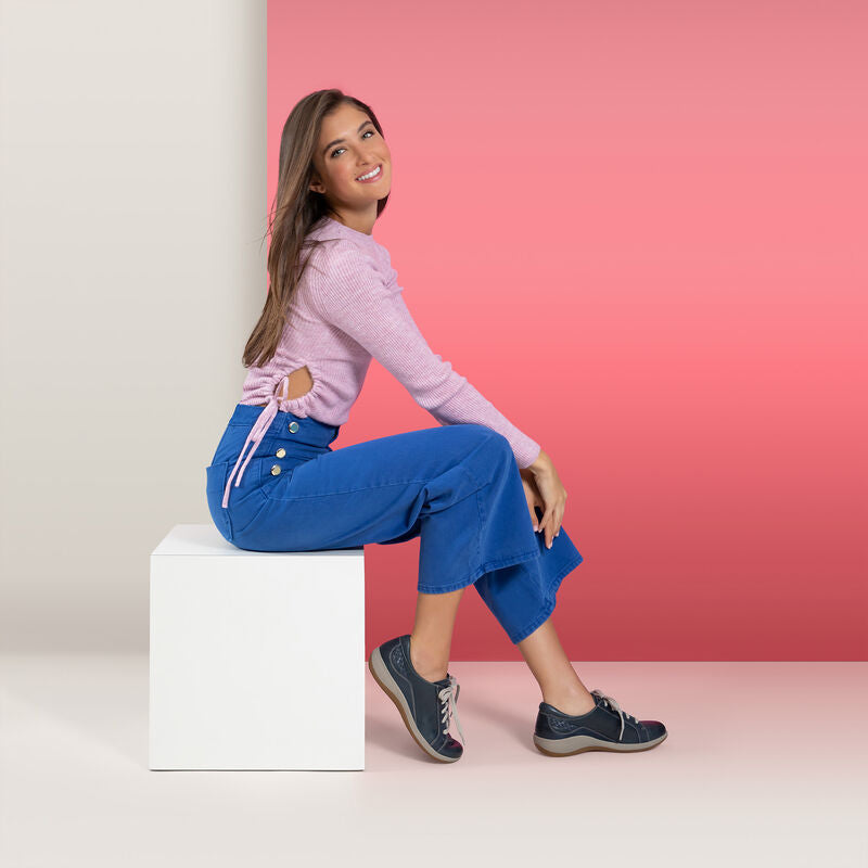 Dana Lace Up Oxford #color_navy