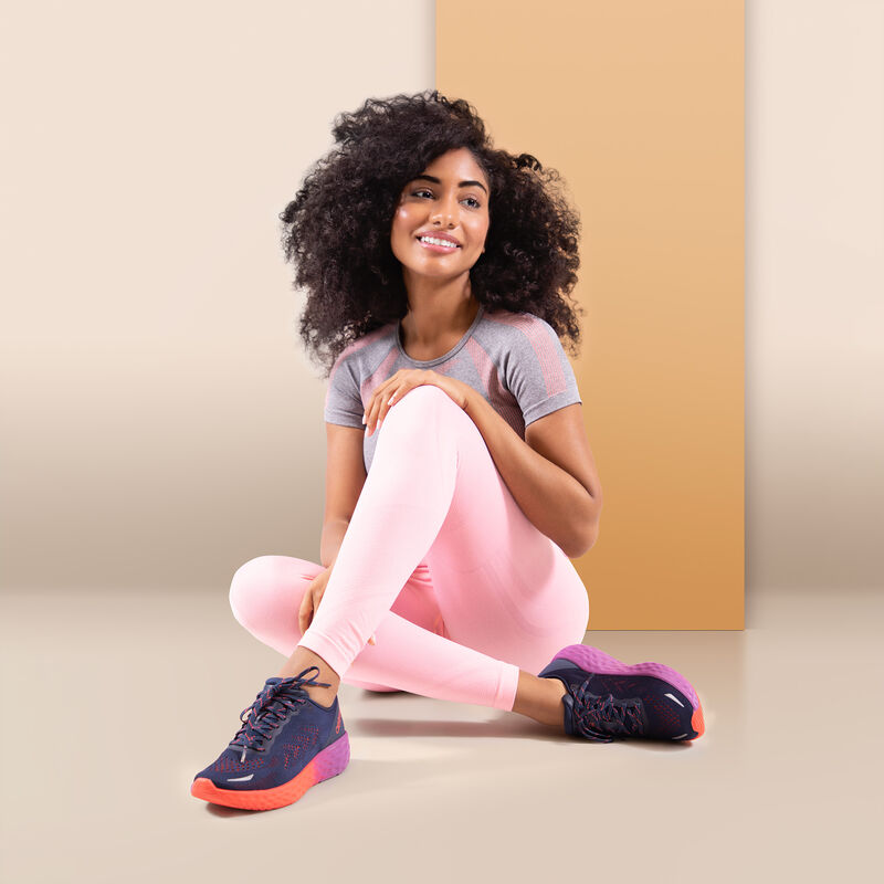 Danika Arch Support Sneaker #color_navy-coral