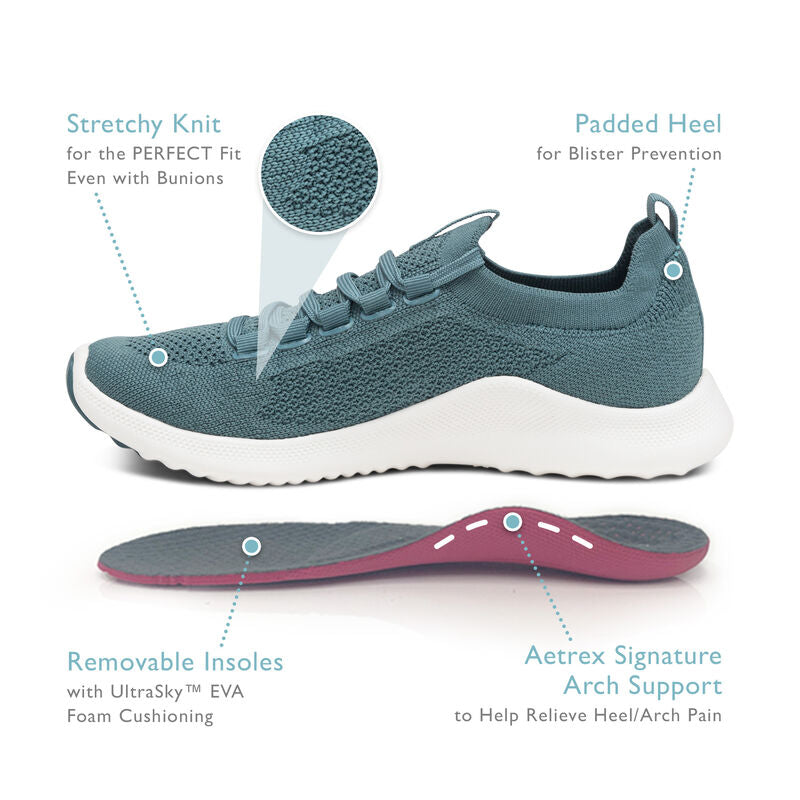 Carly Arch Support Sneakers #color_black/black