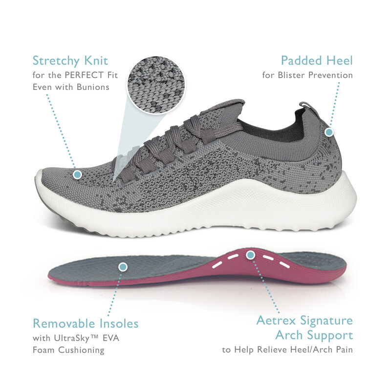 Carly Arch Support Sneakers #color_grey
