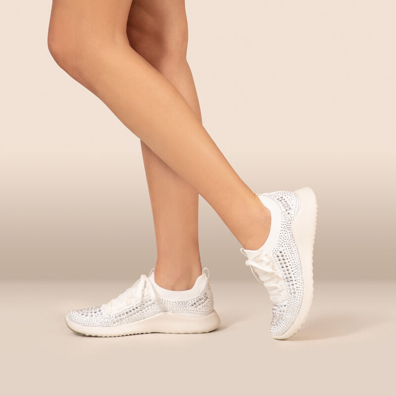 Carly Arch Support Sneakers #color_white-sparkle