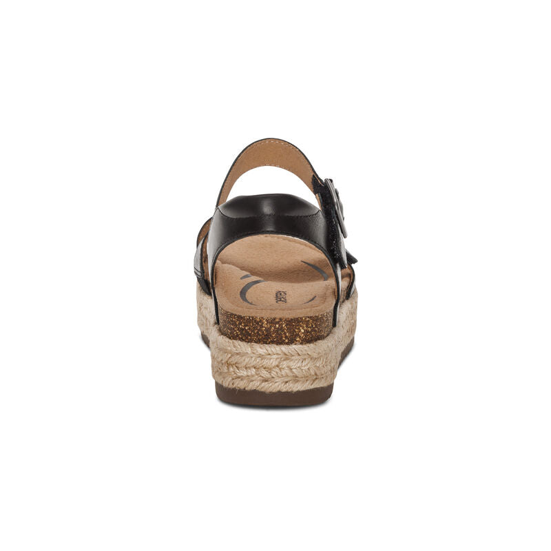 Paula Arch Support Platform Sandal #color_black