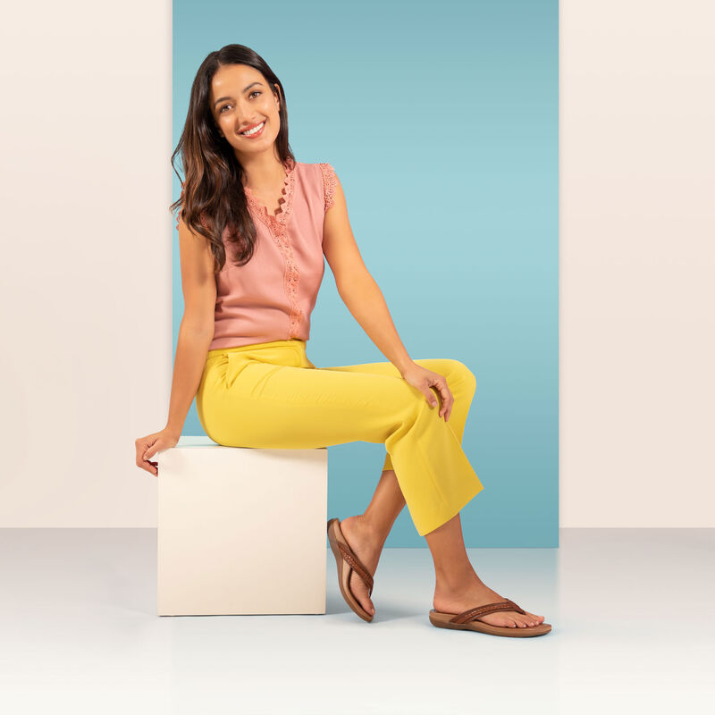 Emmy Braided Thong Sandal #color_brown