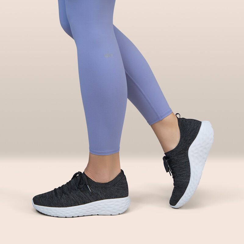 Sadie Lace Up Sneaker #color_black