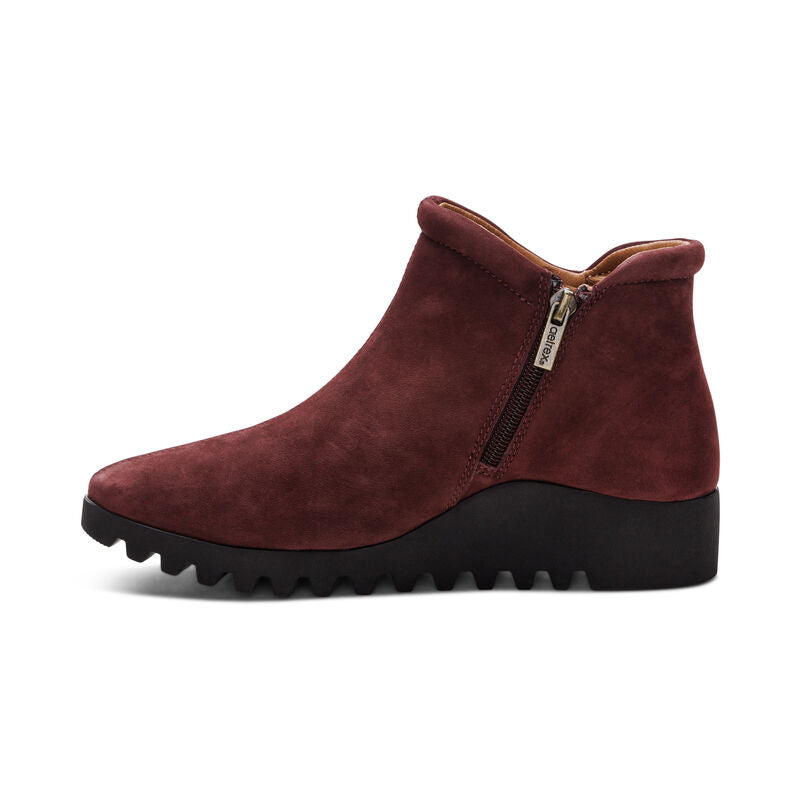 Zoey Slip-On Boot Left Angle #color_burgundy