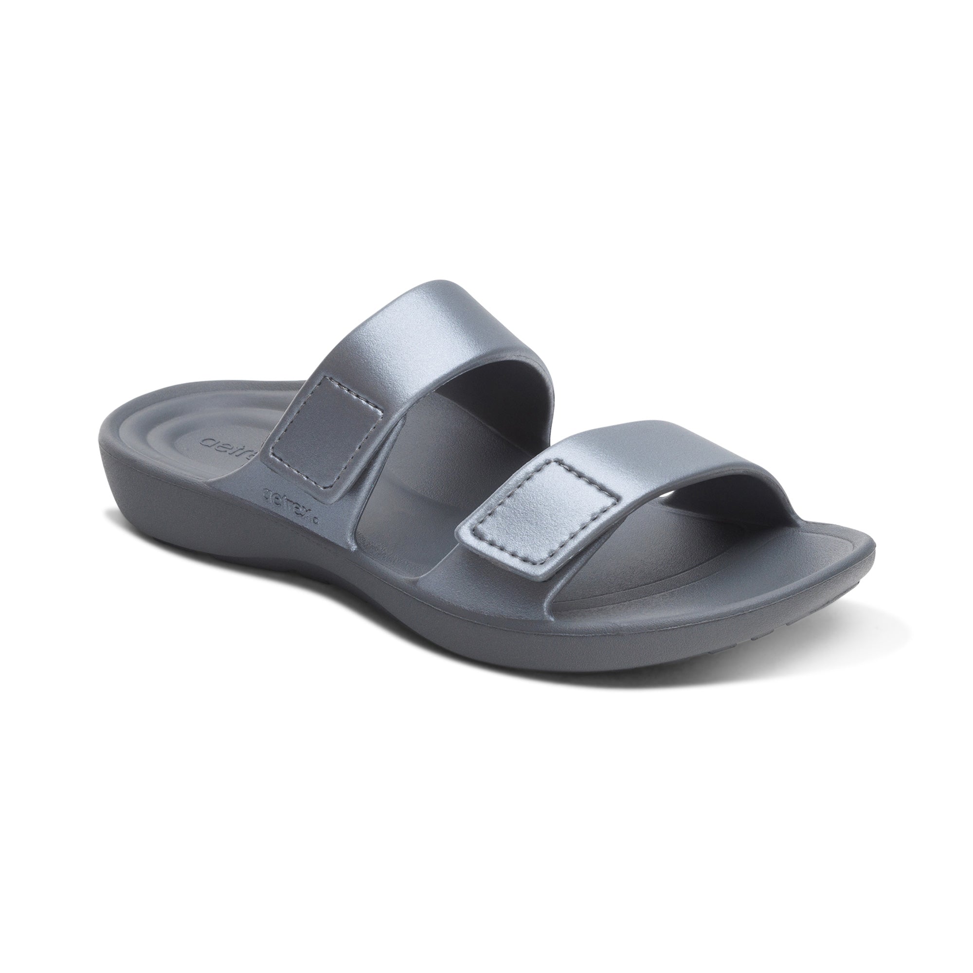 Kaia Two Band Slide #color_pewter