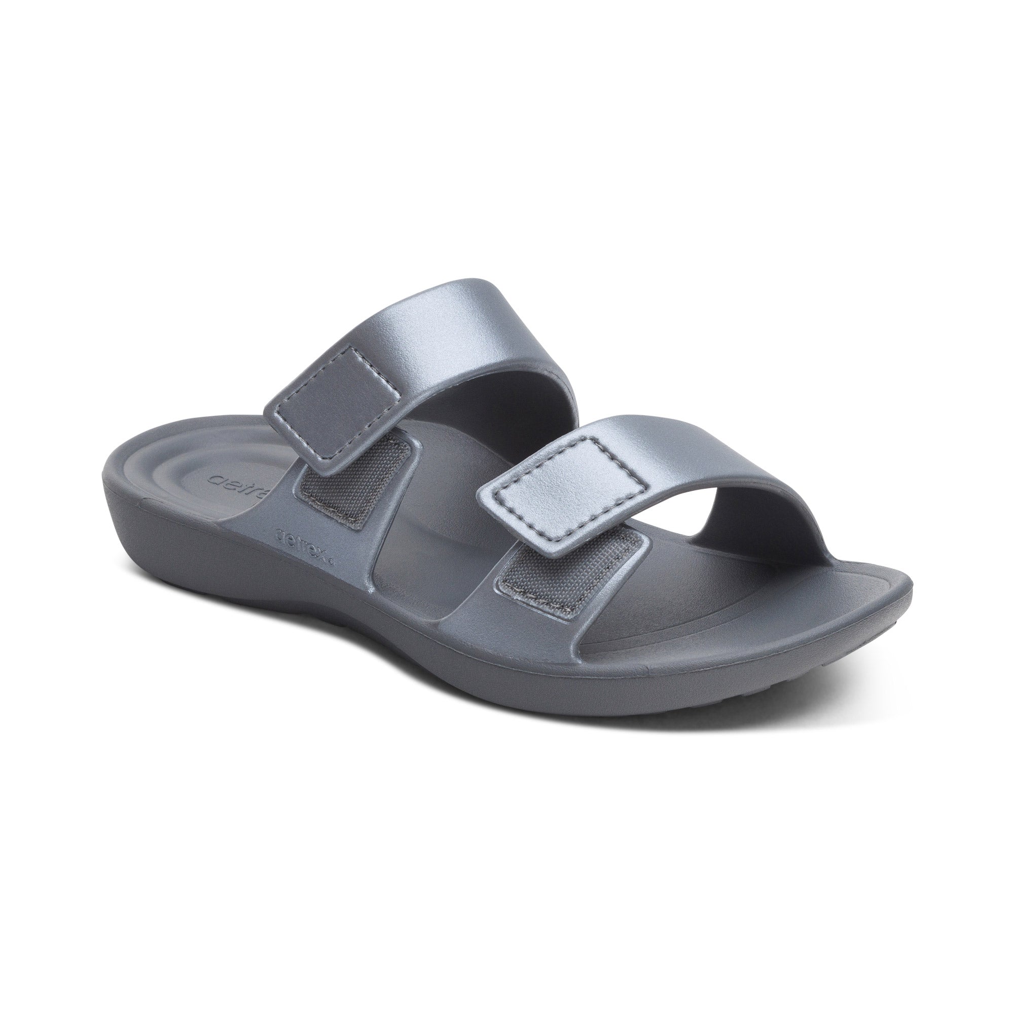 Kaia Two Band Slide #color_pewter
