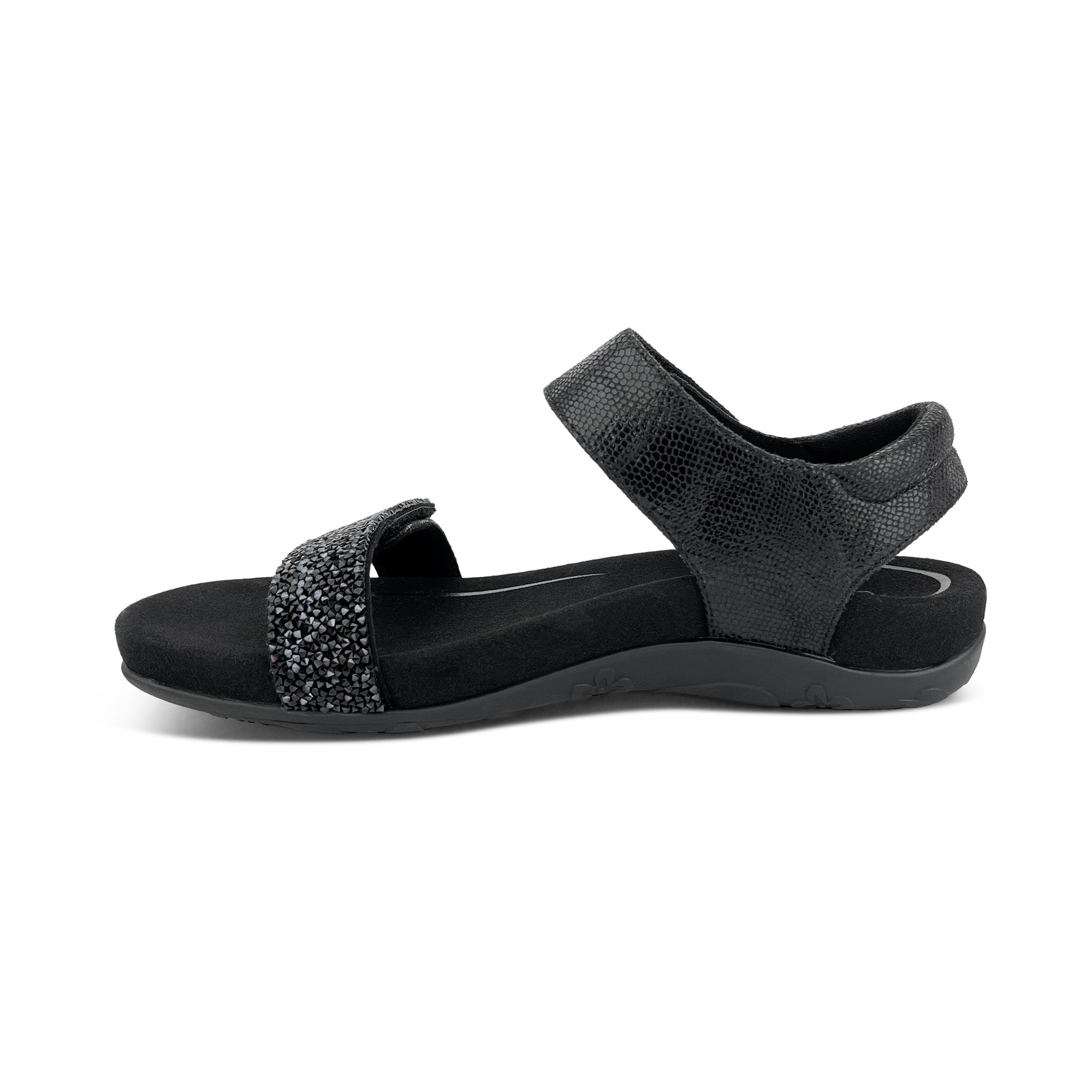 Maria Studded Quarter Strap #color_jeweled-black