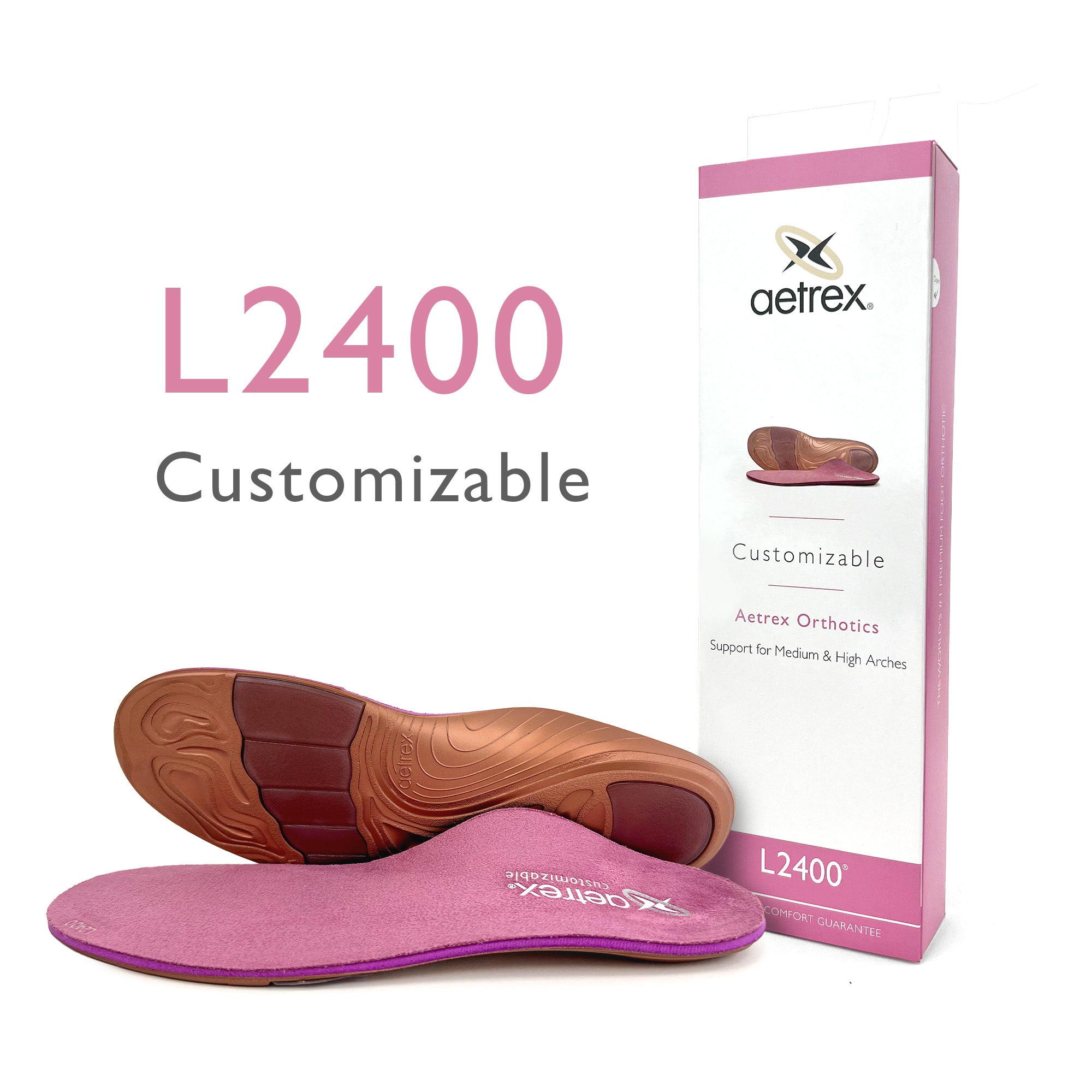 Women's Customizable Orthotics - Insole for Personalized Comfort #color_