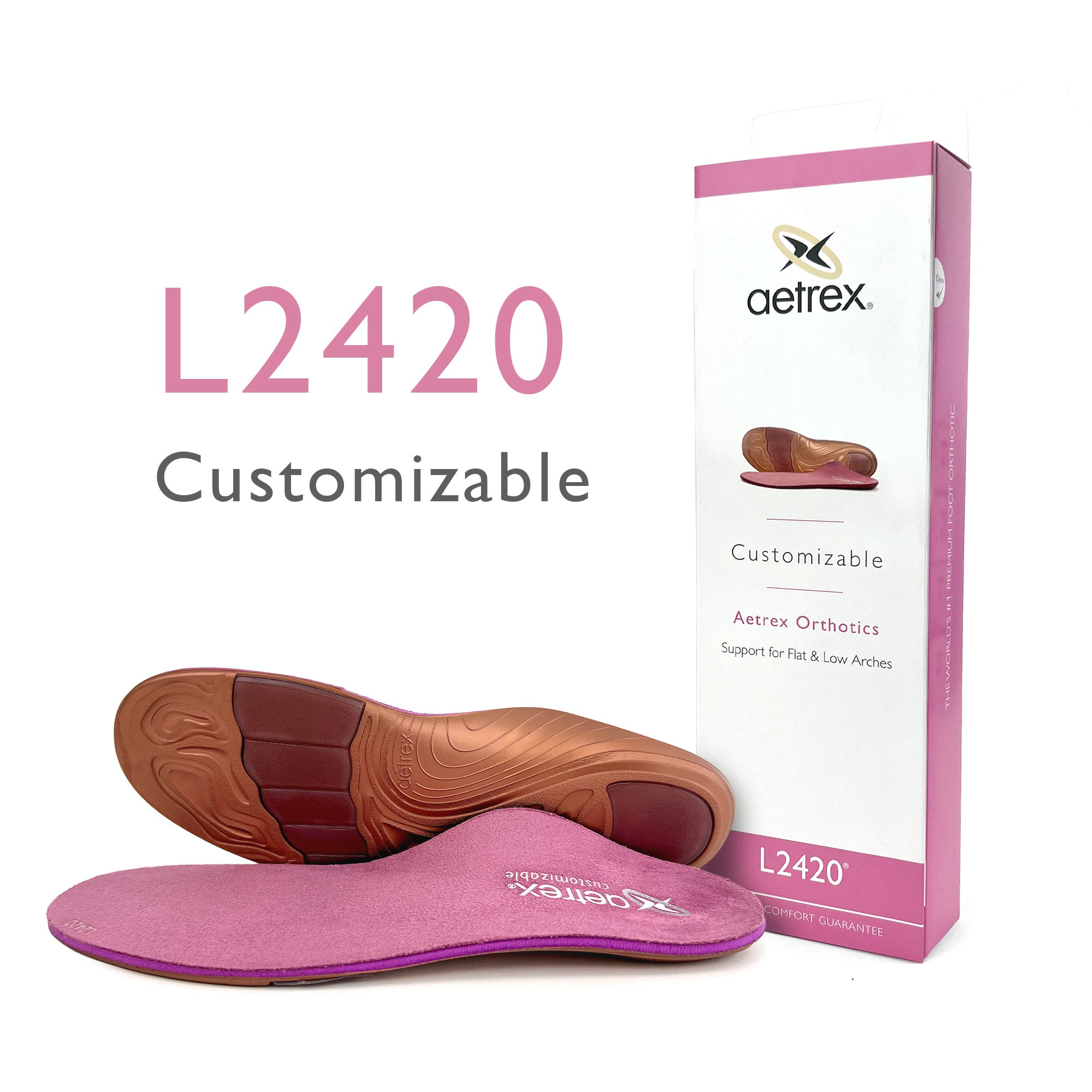 Women's Customizable Posted Orthotics #color_