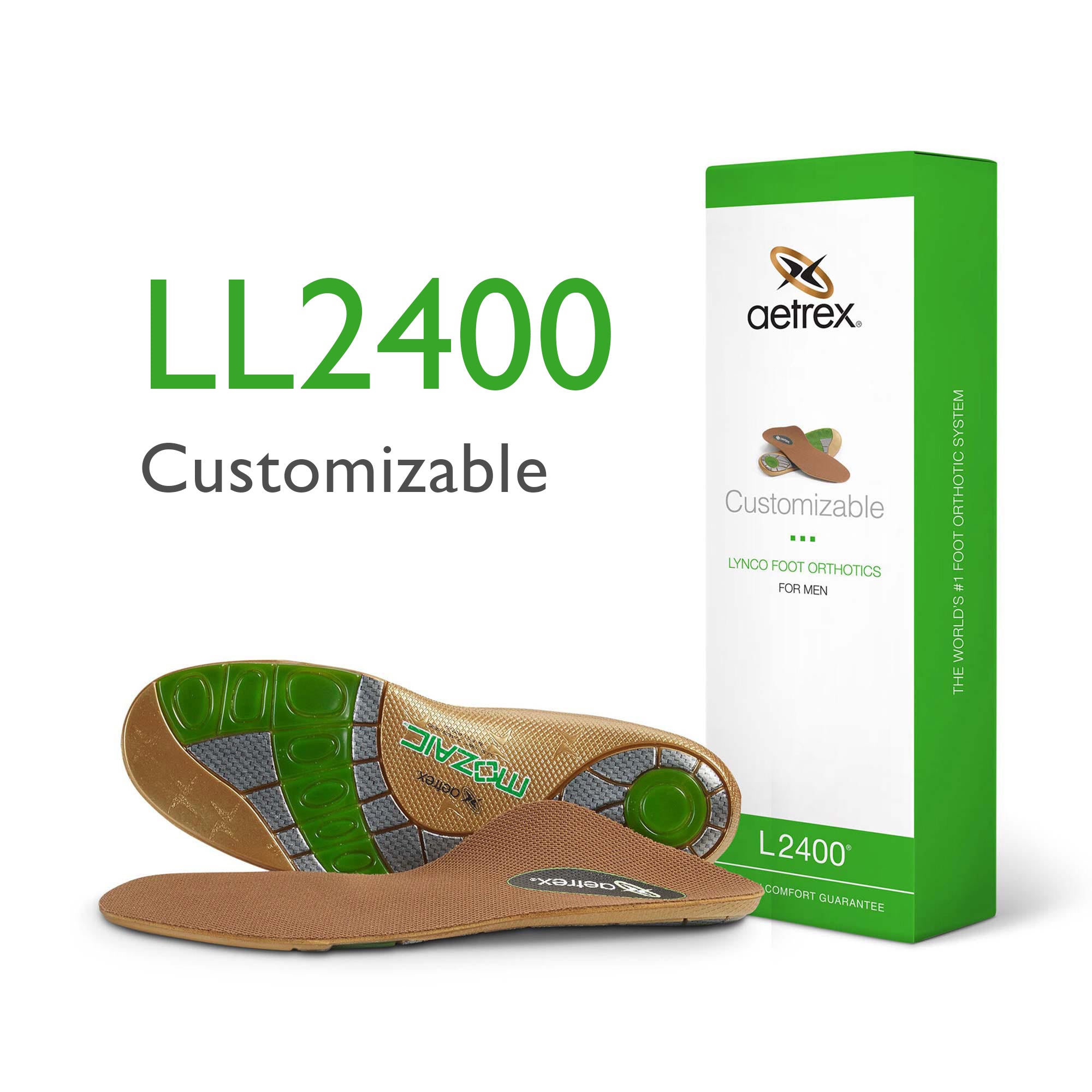 First Generation Men's Customizable Orthotics - Insole for Personalized Comfort #color_